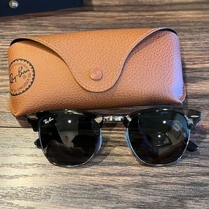 Authentic New Ray Ban unisex Sunglasses- Clubmaster